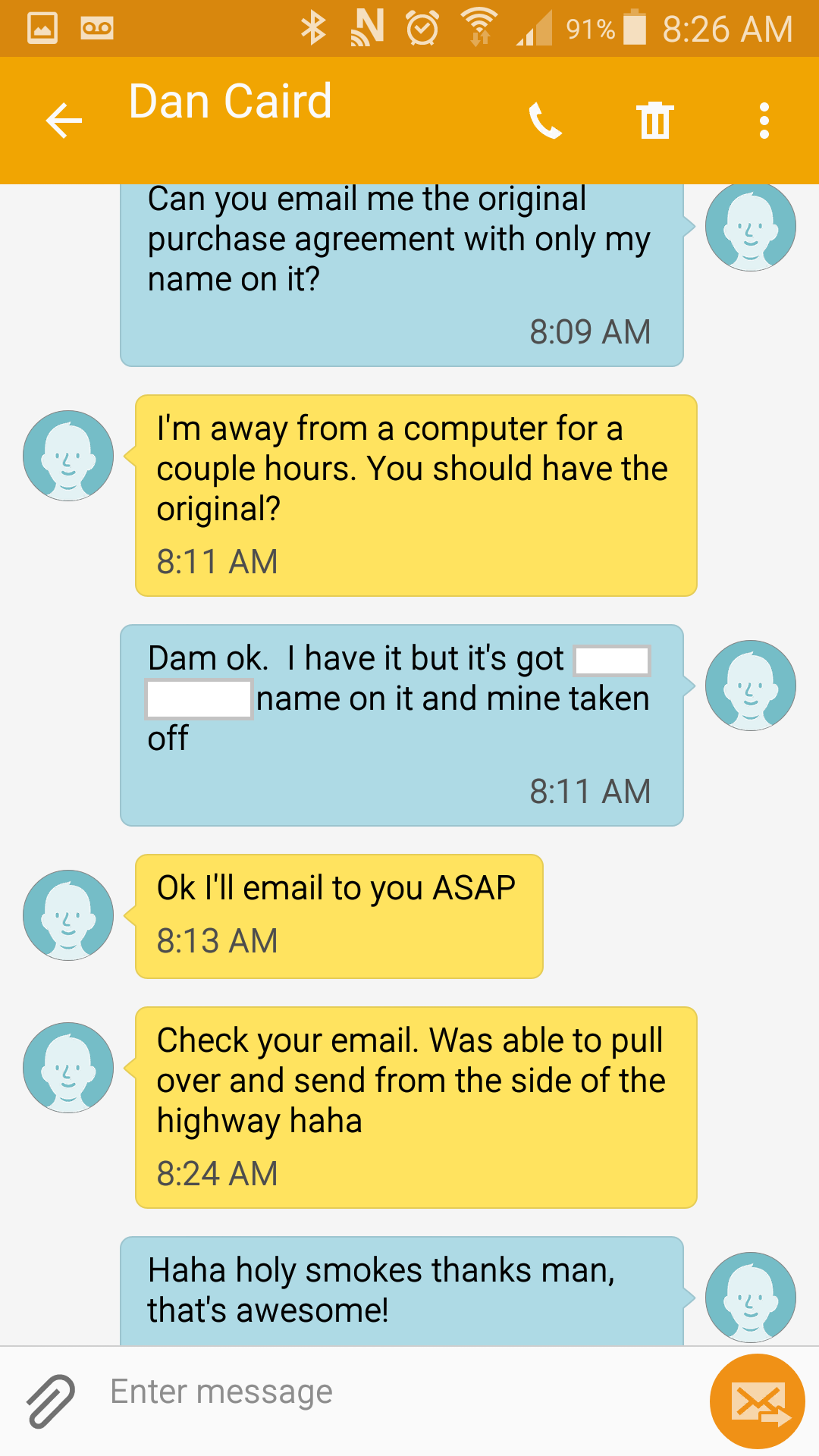 Dan Caird Highway Email
